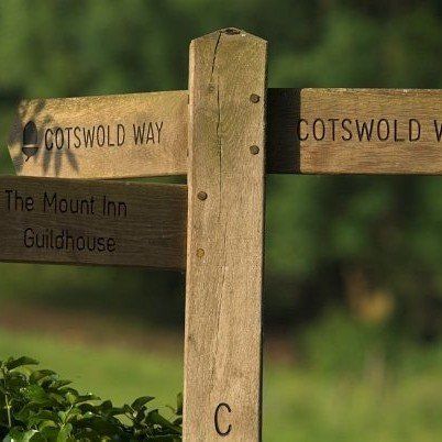 wooden finger post for the cotswold way, Cotswold Tiger, The Second Home Company