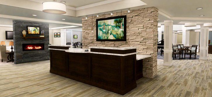 Counter Area of Hotel — Germantown, TN — Patton Taylor Enterprises