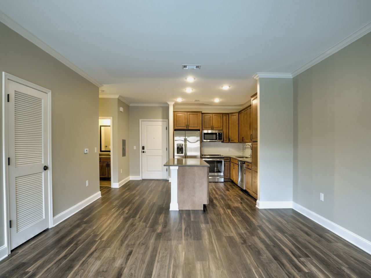 Kitchen with Wooden Floor — Germantown, TN — Patton Taylor Enterprises