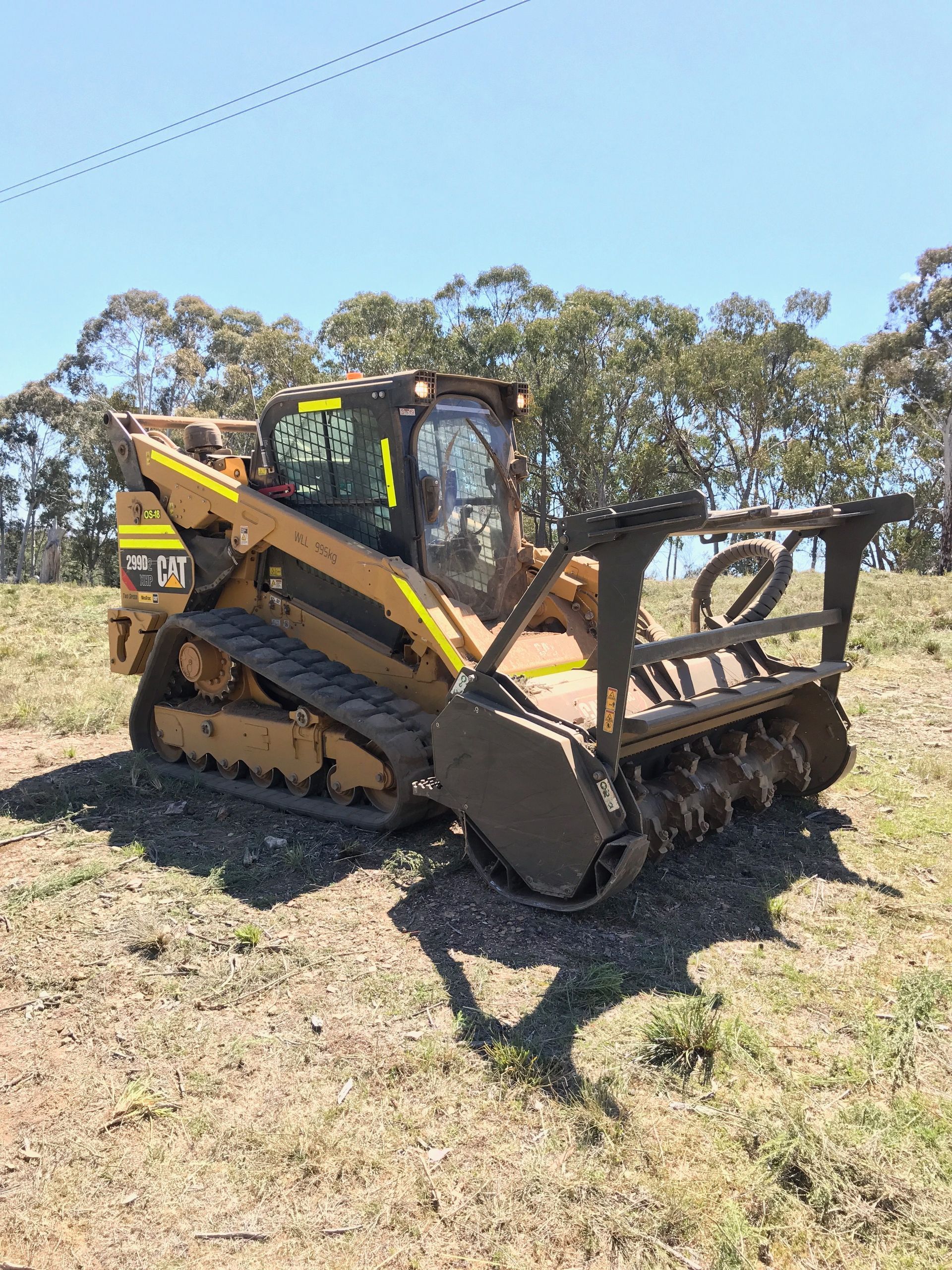 Stump Grinder Machine — Central West NSW — OS Trees
