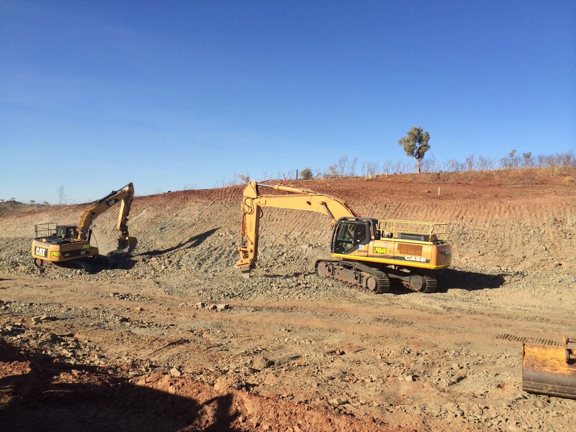 Heavy Equipment for Excavation Works — Civil Works in Cloncurry
