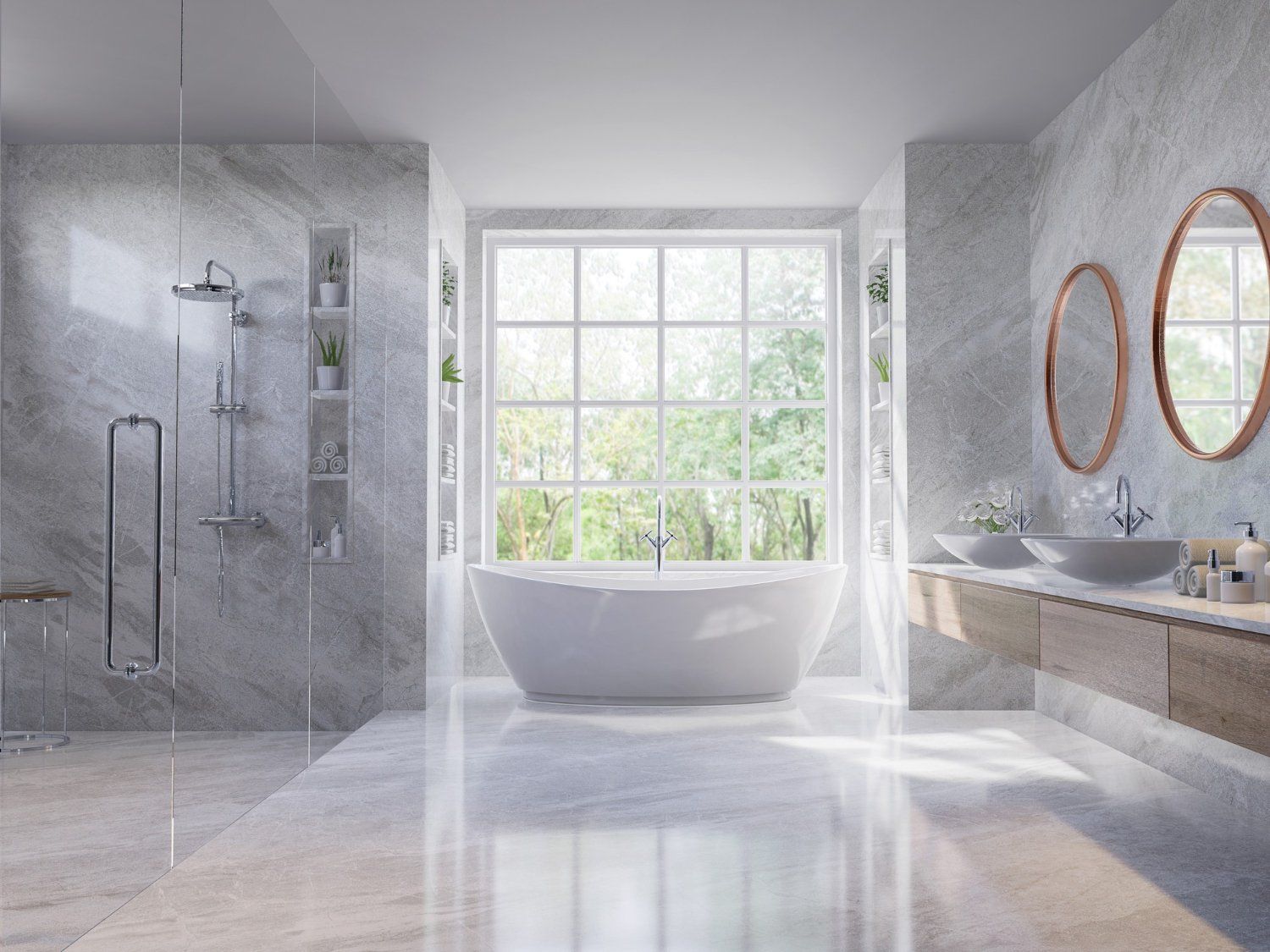 Marble Bathroom | D&M Home Improvements