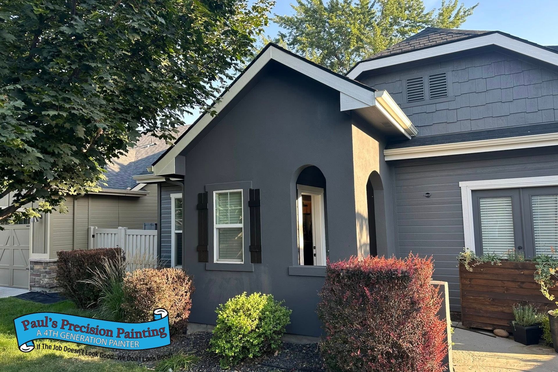 After Exterior House Paint in Boise Idaho by Paul's Precision Painting