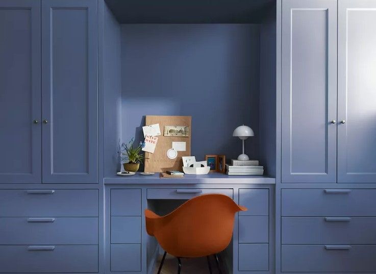 BlueNova by Benjamin Moore featured on Martha Stewart Paint Color of the Year Article 