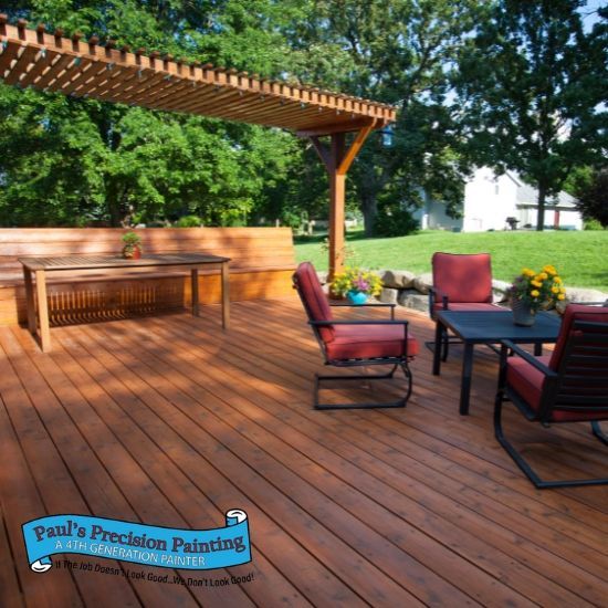 Deck and Outdoor Furniture Staining and Sealing in Boise Idaho - Paul's Precision Painting