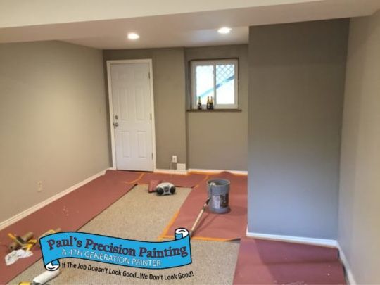 interior repainting project in Boise