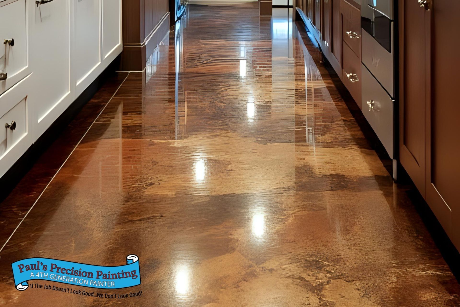 Metallic Epoxy Flooring in Boise, Idaho - Paul's Precision Painting