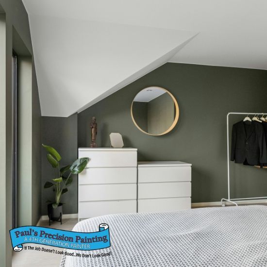 Moody Green Interior Painting in Boise Idaho - Paul's Precision Painting