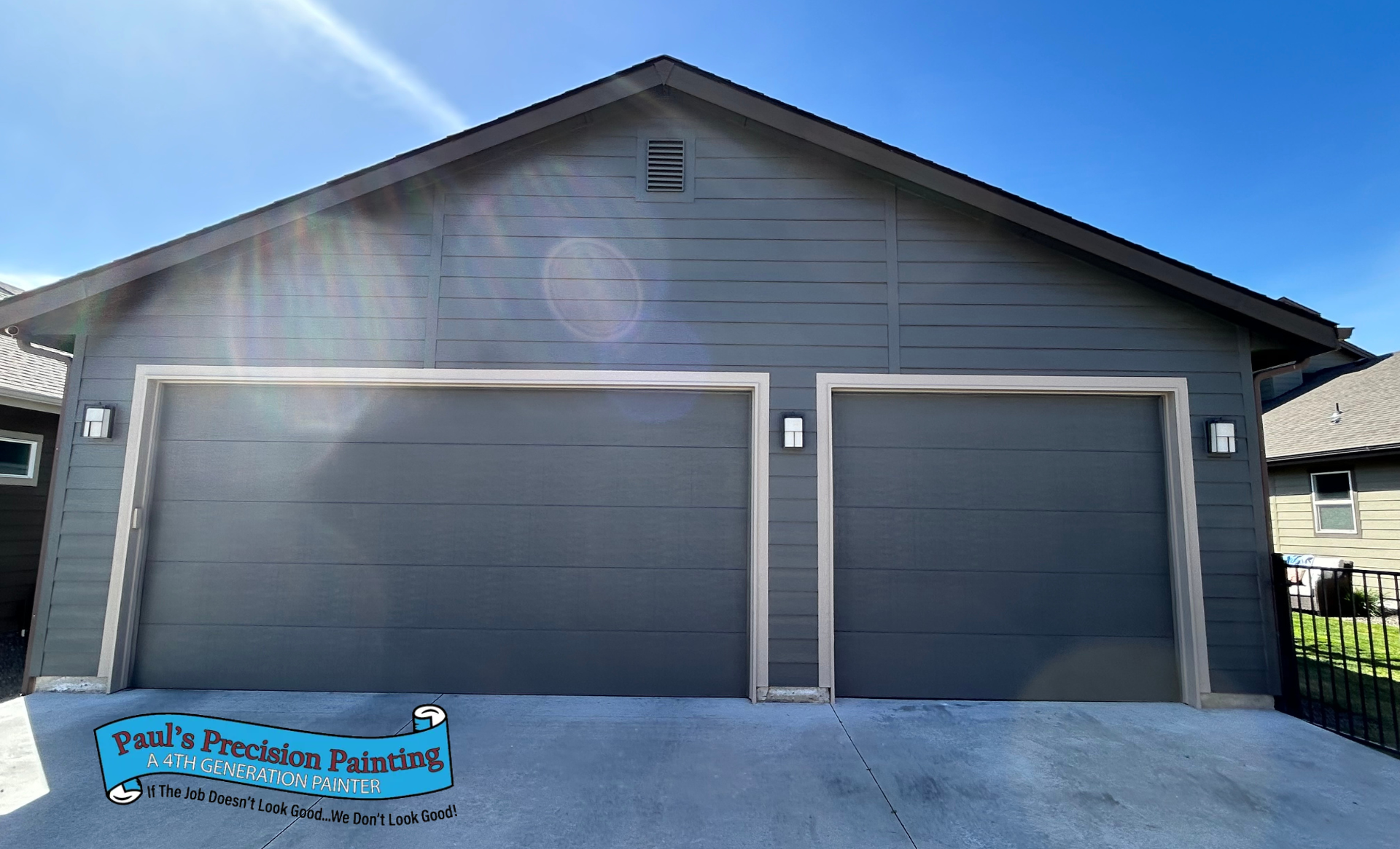Painting of House Exterior in Boise Idaho - Paul's Precision Painting