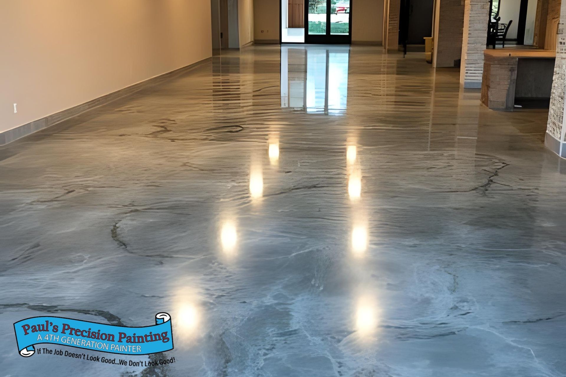 Residential Epoxy Flooring in Boise ID - Paul's Precision Painting