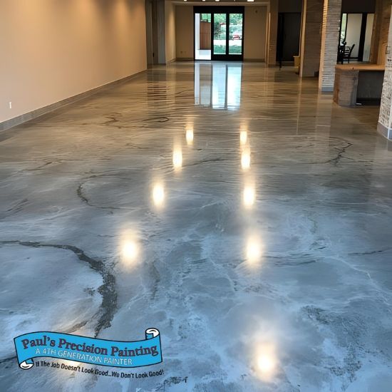 Residential Epoxy Flooring in Boise Idaho - Paul's Precision Painting