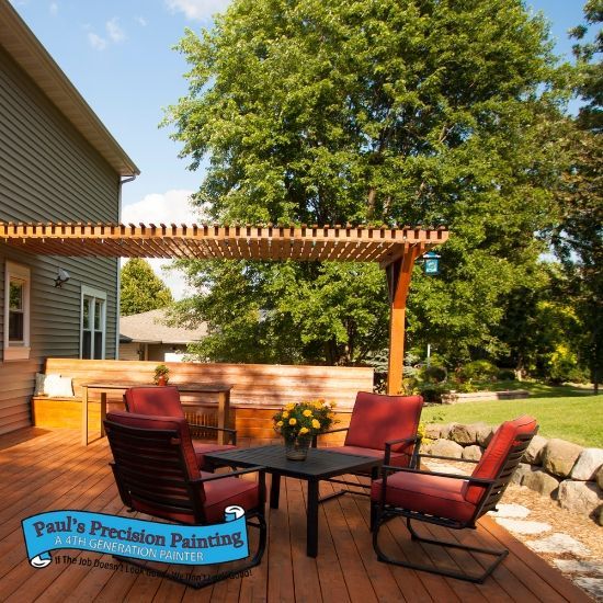 Stained and Sealed Deck and Outdoor Furniture in Boise Idaho - Paul's Precision Painting