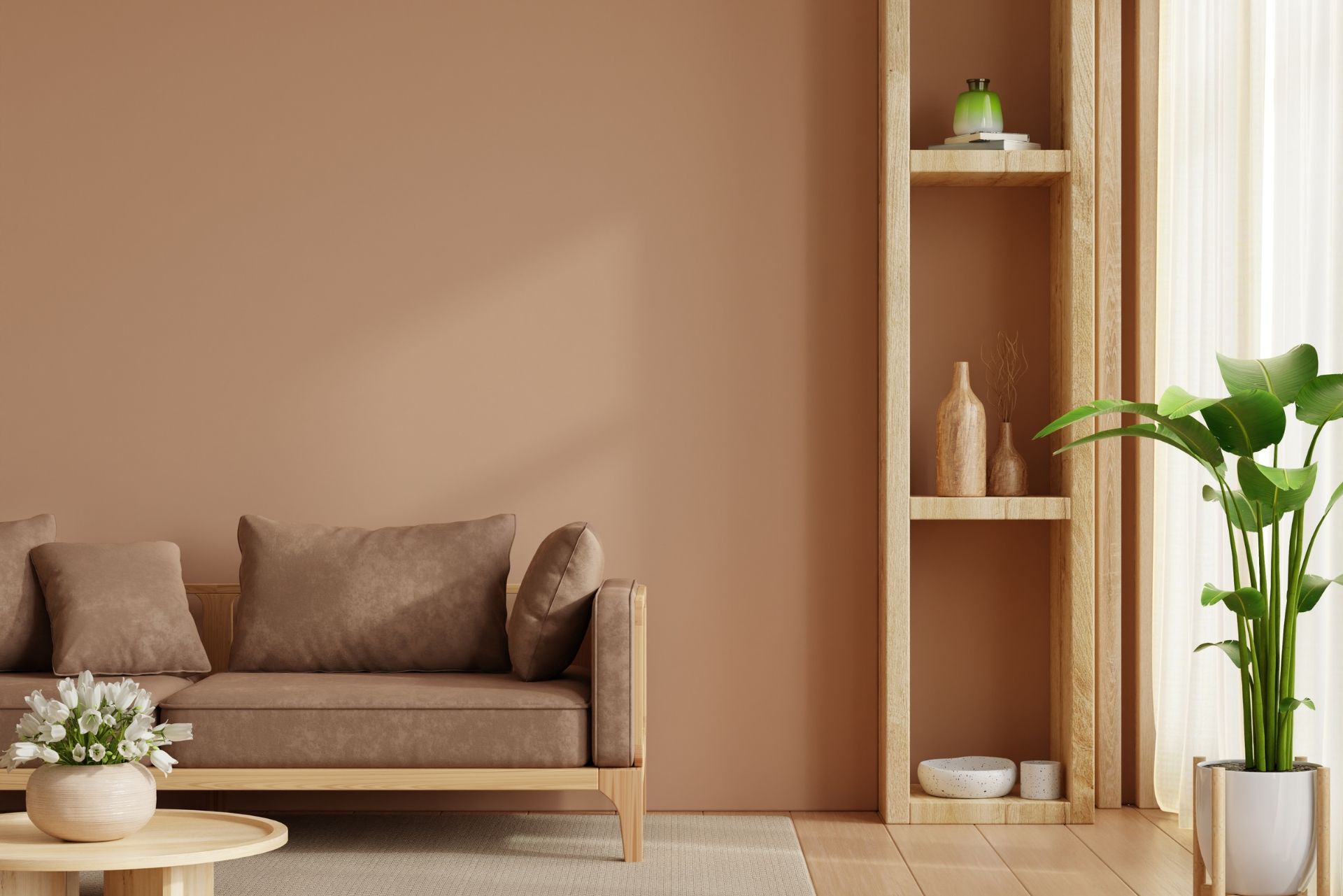 Interior Painting in Boise Idaho with Warm Earthy Tone - Paul's Precision Painting
