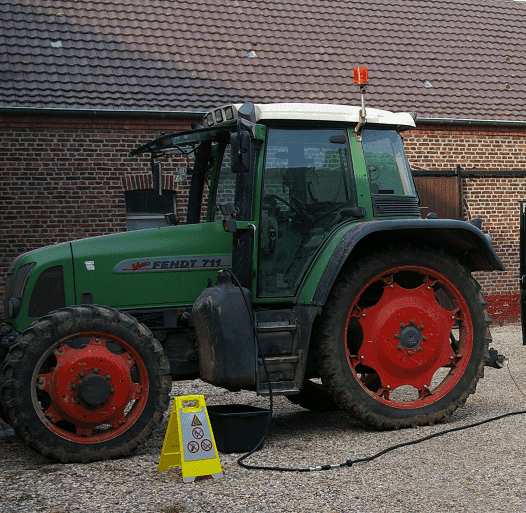 Traktor falsch getankt