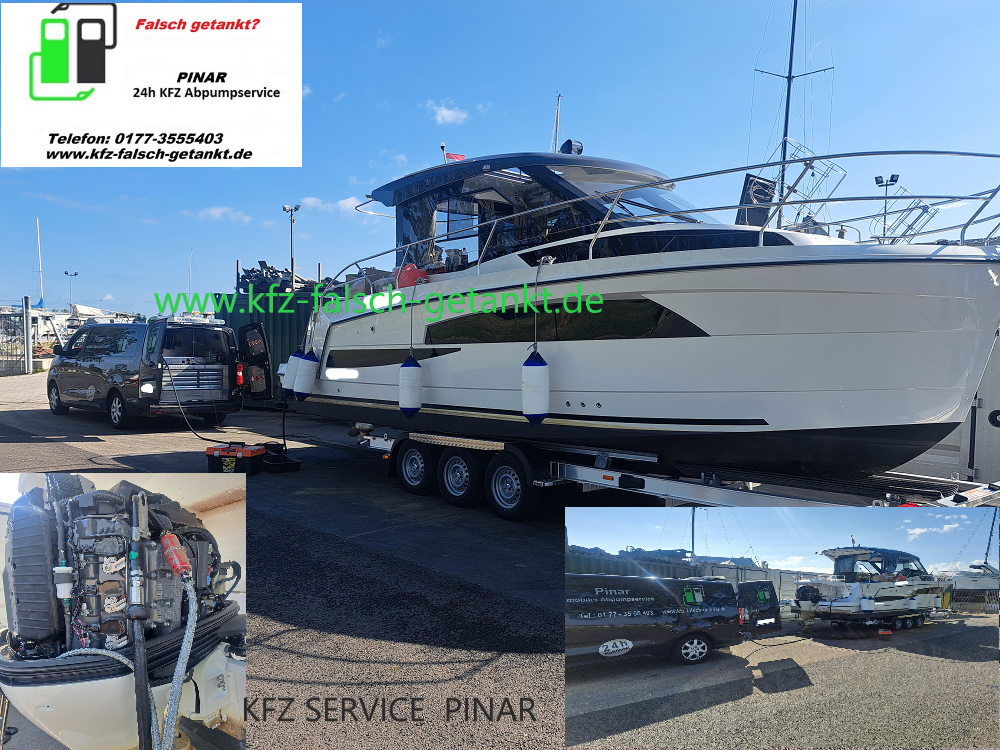 Boot falsch getankt