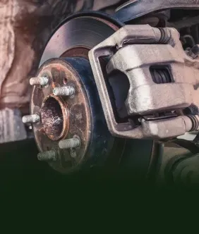 Up close to brakes for Brake Repair and Service | Two Rivers Auto Tech