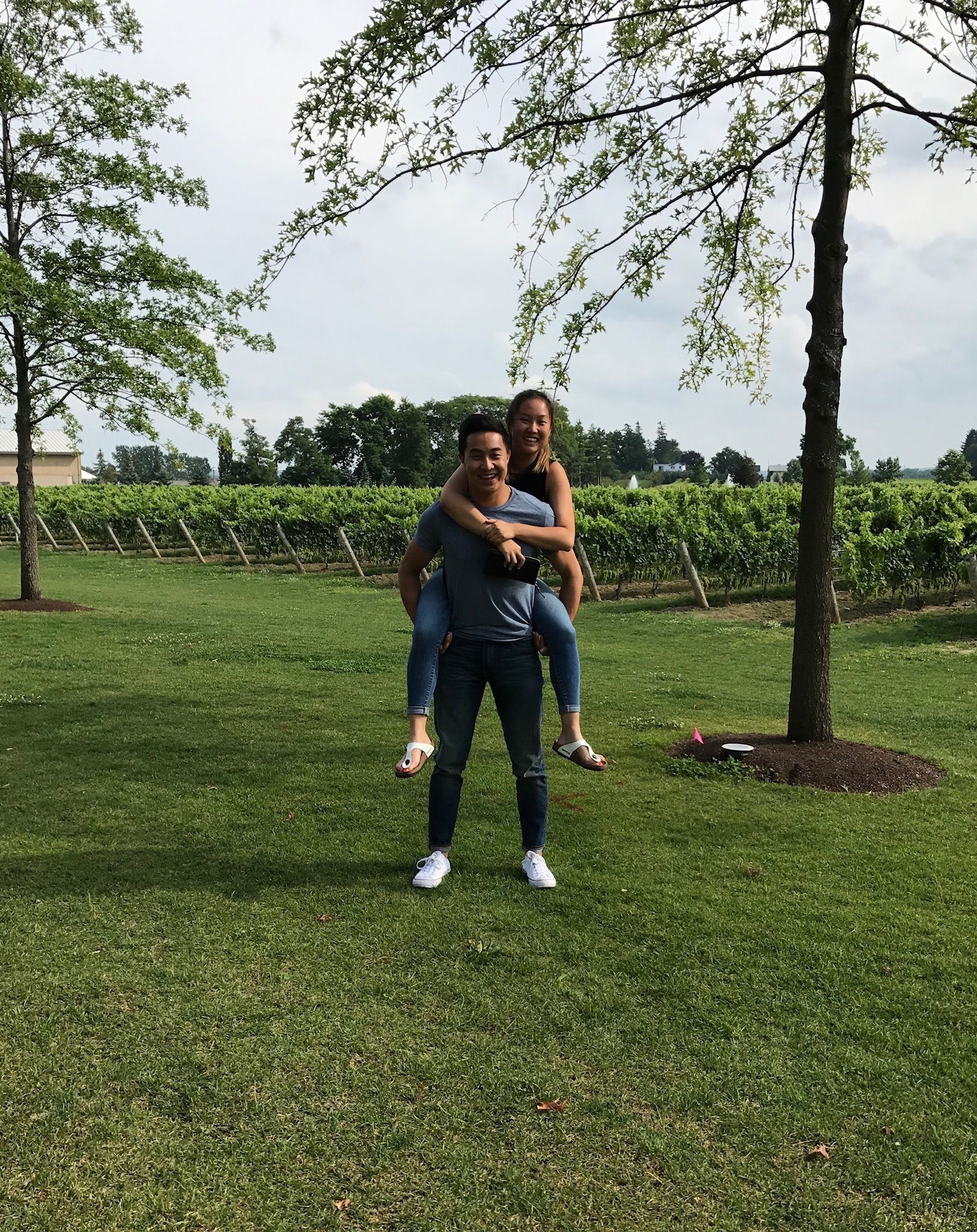 Megan & Jonathan at Two Sisters Vineyard