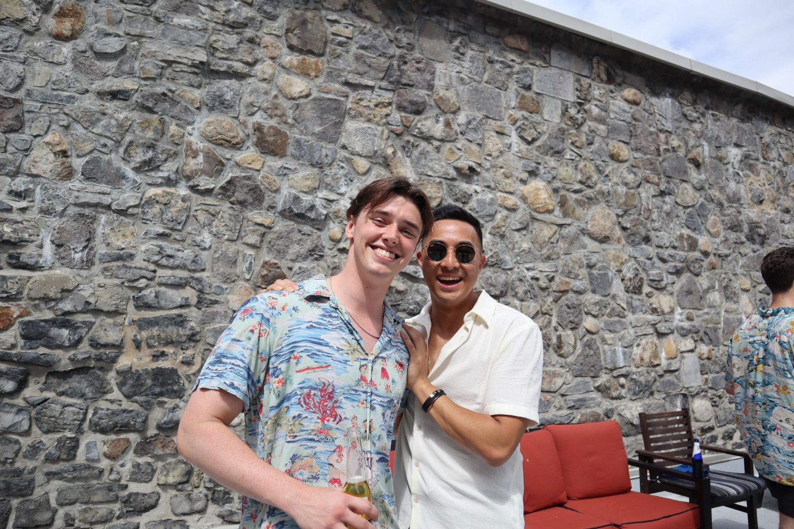 Jonathan and his friends in Montreal