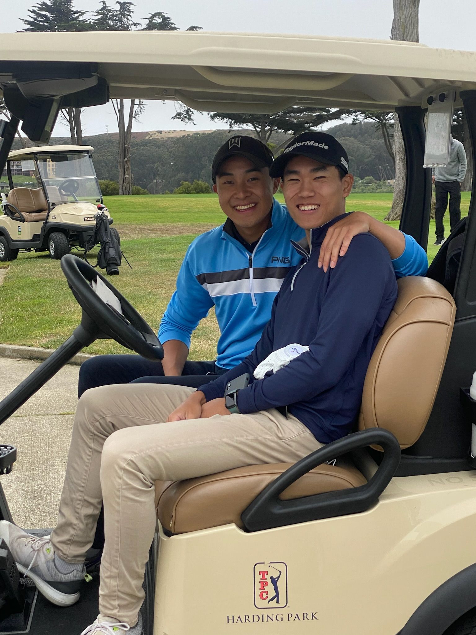 Jonathan & Jeff golfing