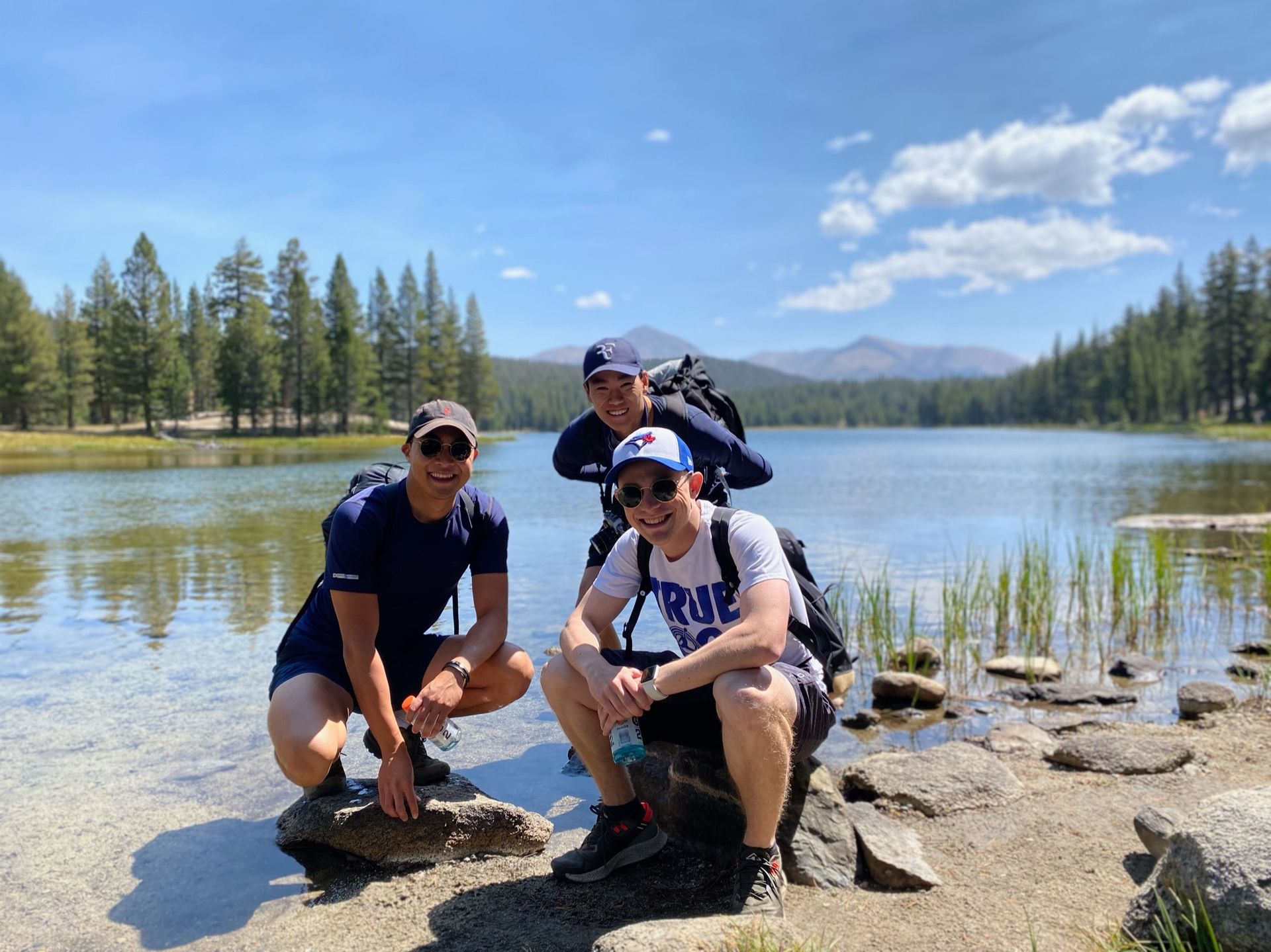 Jonathan, Jeff, and Drew in Yosemite