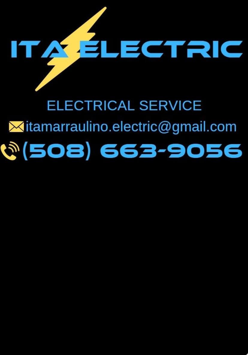 An advertisement for ita electric electrical service
