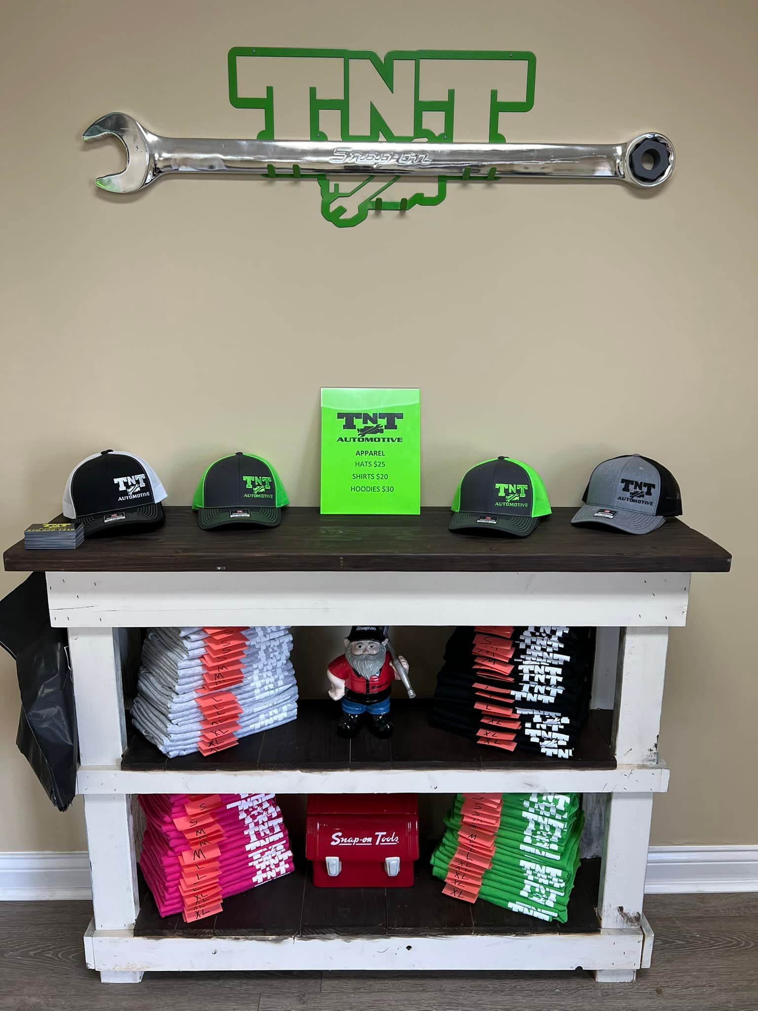 Company Logo with Wrench | TNT Automotive