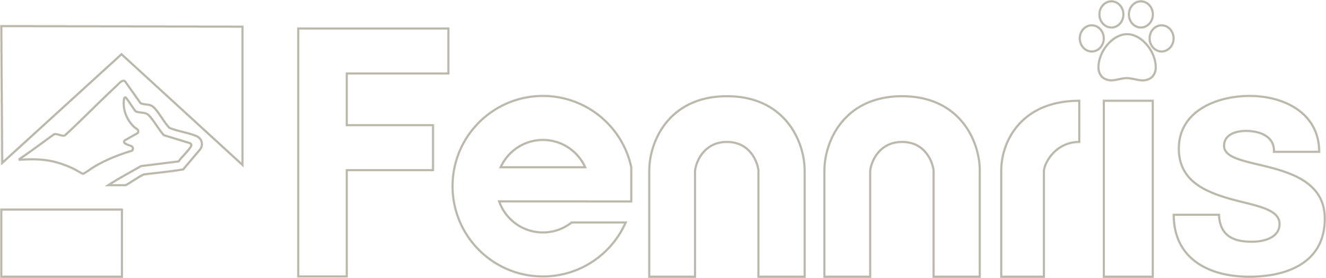 Orange paw print icon.