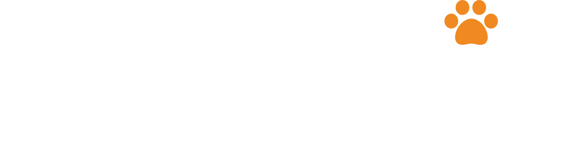 Orange paw print icon.