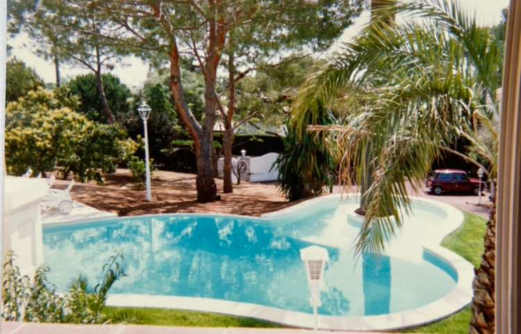 Piscine en forme de cœur