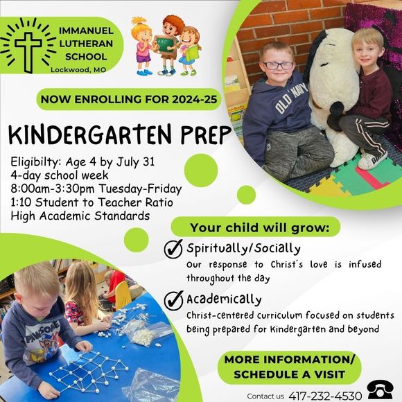 Kindergarten Prep Enrolling Now