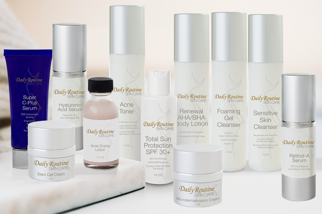 Daily Routine Skin Care full product line