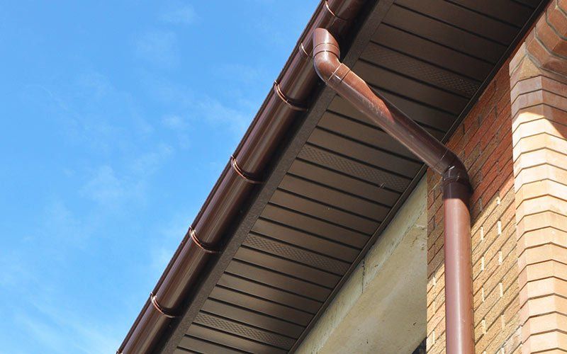 Gutter Repairs — Drainage System With Plastic Siding in Hyattsville, MD