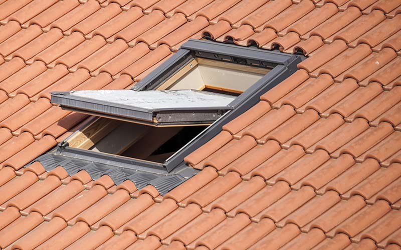 Roofing Company — Roof With Vasistas Or Velux Windows in Hyattsville, MD