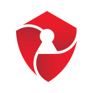 EK Security logo red shield