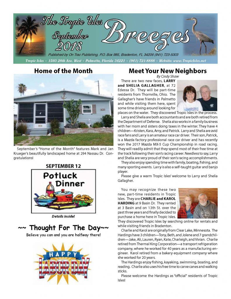 Breezes Newsletter Image
