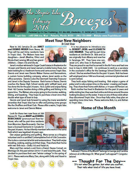 Breezes Newsletter Image
