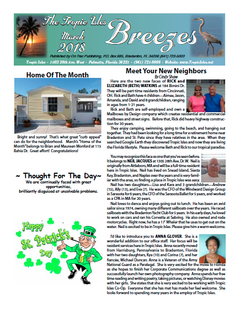 Breezes Newsletter Image