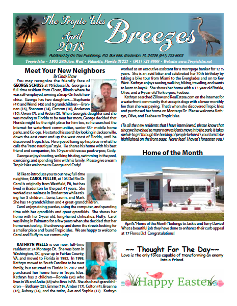 Breezes Newsletter Image