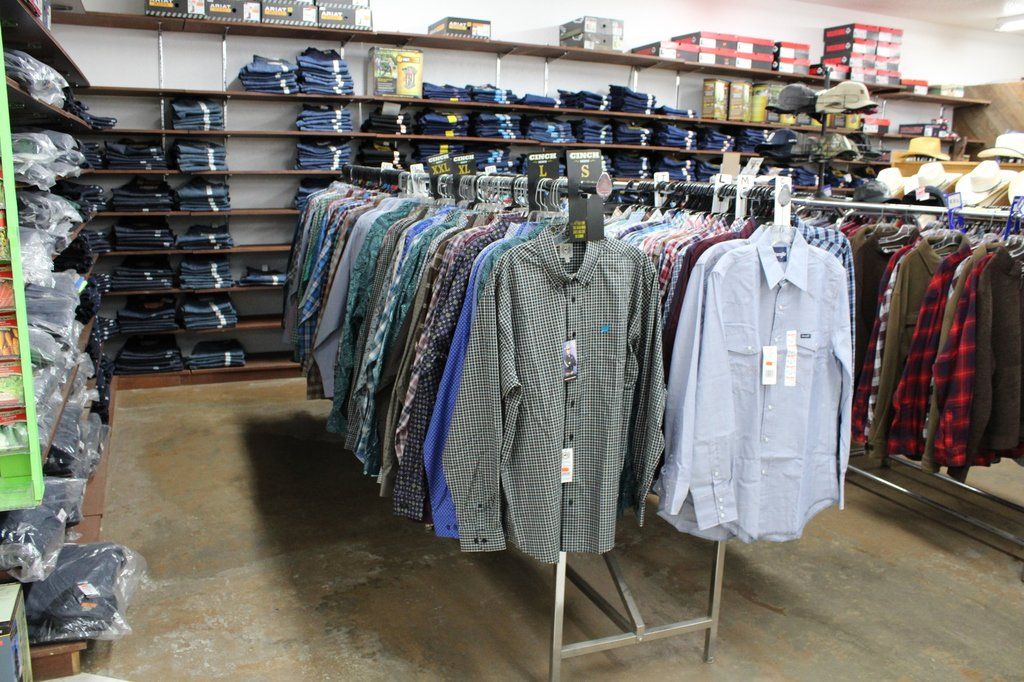 Clothing in Store — Escalon, CA — Escalon Feed & Supply