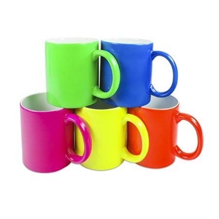 Keramiktasse 11oz mit Neonoberfläche