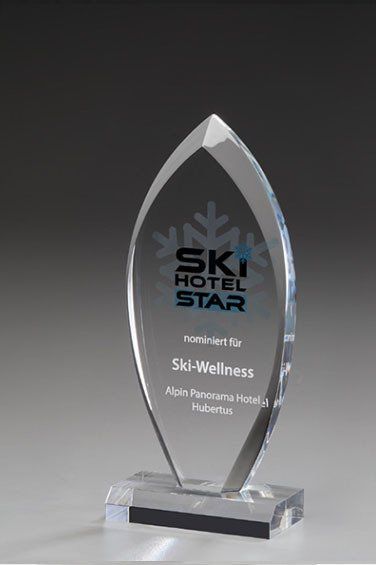 trophée transparent ovale