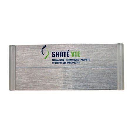 Standard Namensschilder mit logo und name santevie