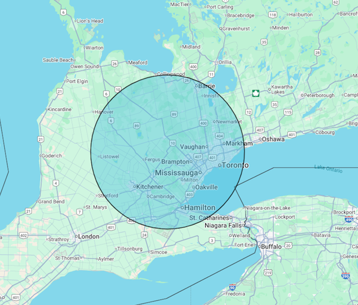 Halton / Erin / Kitchener / Waterloo Training Radius QaudTraining Inc