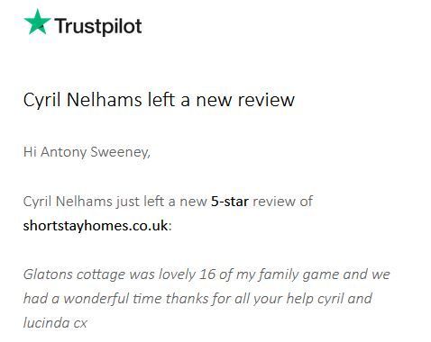 Five-star review of Galtons Cottage, Dorset. A wonderful time with 16 guests for a family holiday.