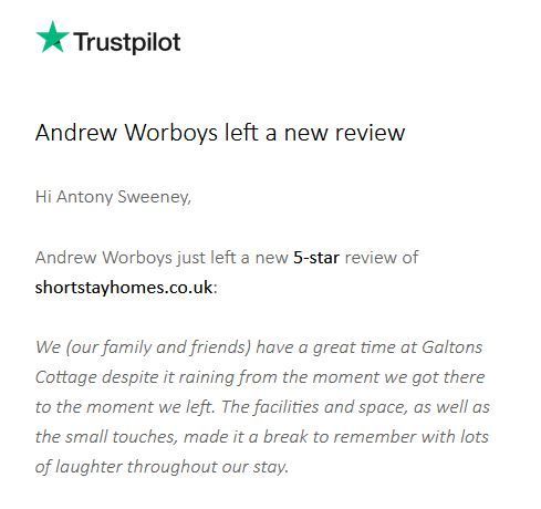A break to remember was how this five star review described their time at Galtons Cottage Dorset