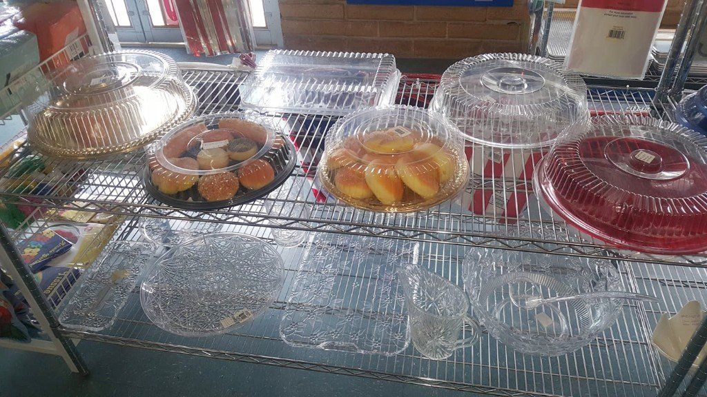 bakery items in clear containers