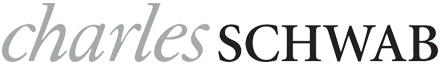 A logo for charles schwab on a white background