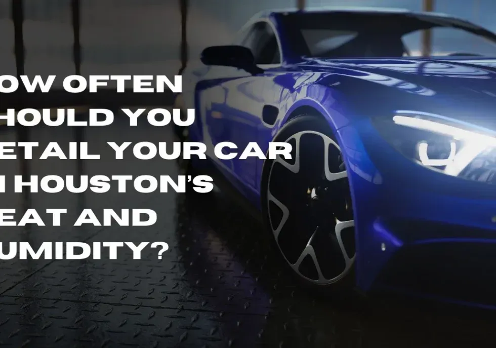 Blue sports car with headlights on, text: 