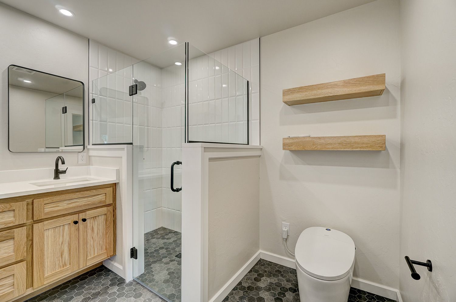 Modern Bathroom Design — Moore, OK — Three Kings Construction LLC