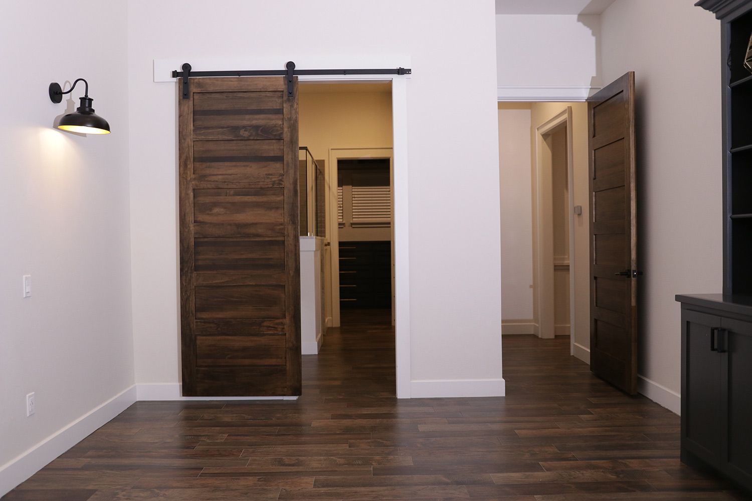 Sliding Wooden Door — Moore, OK — Three Kings Construction LLC